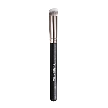 ENERGY Cepillo para Corrector Mini Angular de Punta Plana Kabuki para Nariz y Contorno para Ocultar, Mezclar, Fijar, Pulido con Polvo, Líquido, Crema Cosmética Cepillo Profesional Pequeña para Base de