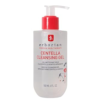 Erborian Gel limpiador, lavado facial Centella Asiatica, cuidado de la piel