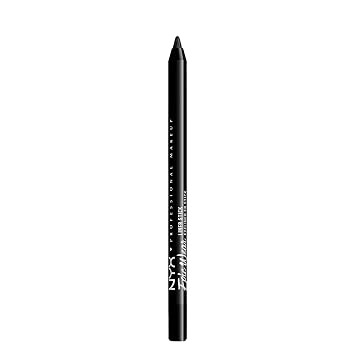 NYX Professional Makeup - Lápiz delineador de ojos Epic Wear de larga duración, color Pitch Black