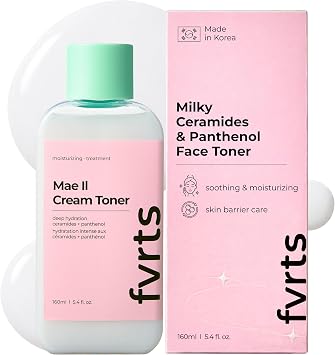 Tóner lechoso para cara, tóner y crema hidratante coreana de ceramida