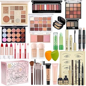Kit completo de maquillaje para mujeres, todo en uno, set de regalo de