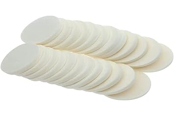 Licuadora redonda de esponja de maquillaje de soplo de polvo 20PCS para aplicación de maquillaje mezcla esponja soplo