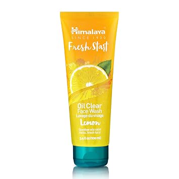 Himalaya Fresh Start Oil Clear Lemon Face Wash, 3.38 onzas