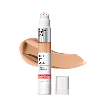 IT Cosmetics Do It All Radiant Corrector - Corrector de maquillaje - Hidrata e ilumina - Cobertura media sin arrugas y acabado radiante - Niacinamida y ácido hialurónico - 0.2 onzas líquidas