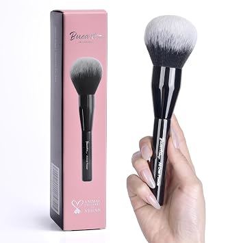 Bueart Design - Brocha para mezclar polvo facial extra grande, denso