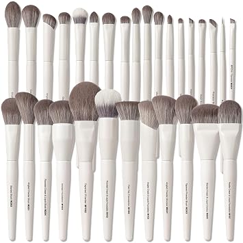 30 Pcs Pro Grade Makeup Brushes Set with Dense Ultra Soft Bristle