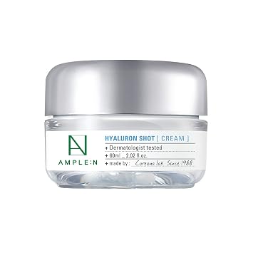 CORÉANA AMPLE:N Hyaluron Shot Cream, hidratante facial coreano, 2.02 onzas