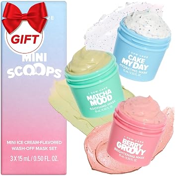 I DEW CARE Set de Regalo de Mascarilla Facial Desmaquillante para el Cuidado de la Piel - Mini Scoops | Mascarillas Faciales, Matcha, Cuidado de la Piel Coreano, Mascarilla de Limpieza de Poros, Libre