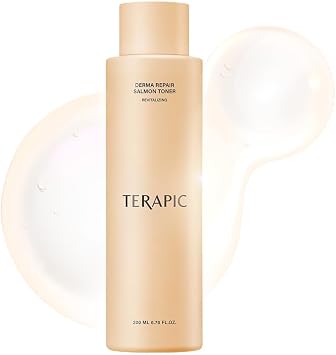 Derma Repair Salmon DNA PDRN - Tónico facial coreano de hidratación profunda con niacinamida para soporte de barrera, piel de aspecto firme y brillo de piel de vidrio para pieles sensibles, 6.76 onzas líquidas