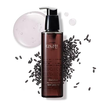 Danahan Aceite limpiador de levadura negra, 6.8 fl oz, 6.76 onzas líquidas, removedor de maquillaje suave, limpiador facial, aceite vegano a base de plantas, cuidado de la piel coreano