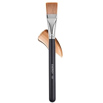 ENERGY, cepillo cuadrado profesional para base de maquillaje, cepillo plano para mascarilla facial para mezclar crema líquida, emulsión cosmética, cepillo vegano para maquillaje facial