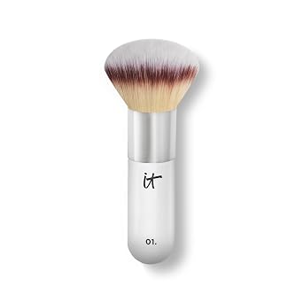 IT Cosmetics Heavenly Luxe - Cepillo para aerógrafo en polvo y bronceador #1 - Para un acabado suave, uniforme y con aerógrafo - Mango jumbo para una fácil aplicación - Cerdas suaves y pro higiénicas
