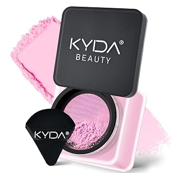 Purple Baking Loose & Setting Powder with Puff-02 Purple Ube