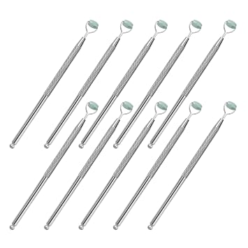 10pcs Jade Facial Massage Stick Gua Sha Roller for Face Eyes and Neck