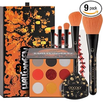 docolor 4 en 1 regalos de Halloween, juego de regalo de maquillaje para