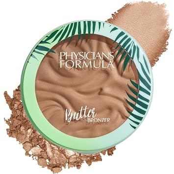 Physicians Formula Murumuru Butter Bronzer, Moisturizing, Nourishing Blend for Silky All-Day Luminous Glow, Dermatologist Tested, Hypoallergenic, Cruelty-Free -Bronzer
