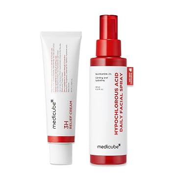 medicube Calming Duo - Crema de alivio diario 3H y spray calmante