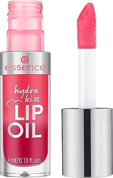 essence Hydra Kiss Lip Oil, Tinted Glossy Finish (03 | Pink Champagne)