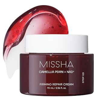 MISSHA PDRN NAD+ Crema reparadora reafirmante, hidratante facial coreano
