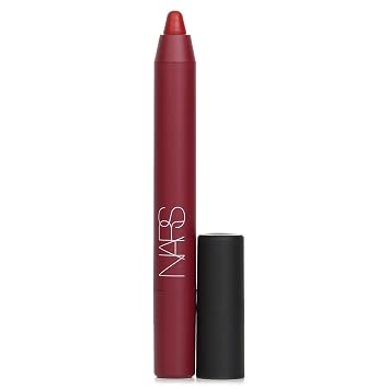 NARS Powermatte - Lápiz labial de alta intensidad, 0.08 onzas (0.08 oz (rojo escarlata), 0.08 onzas (paquete de 1)