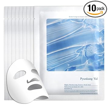 Pyunkang Yul PKY - Paquete de mascarillas altamente hidratantes para una fuerte hidratación, acabado refrescante similar a una esencia, ceramida para barrera cutánea, baja irritación, cuidado de la
