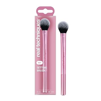 Real Techniques Setting Brush, Tapered Powder Brush, 1 Count