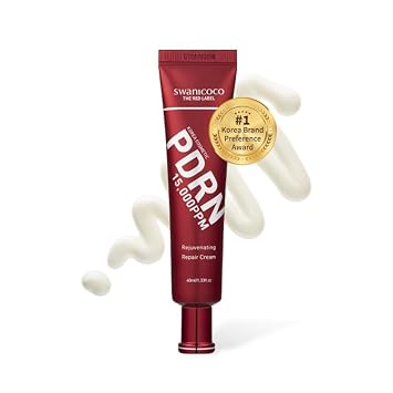 SWANICOCO Crema de recuperación PDRN premium, 15,000 ppm de ADN de salmón de alto concentrado, exosoma de Cica, Bakuchiol para reafirmación avanzada, cuidado de la piel coreano de hidratación profunda, esencial para vacaciones en la playa, 1.4 fl oz/1.35 f