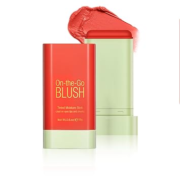 Palito de rubor en crema multiusos para mejillas (naranja coral)