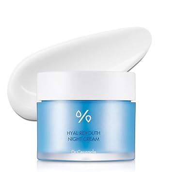 Dr.Ceuracle Hyal Reyouth Crema de noche, hidratante facial profundo 2.11 onzas