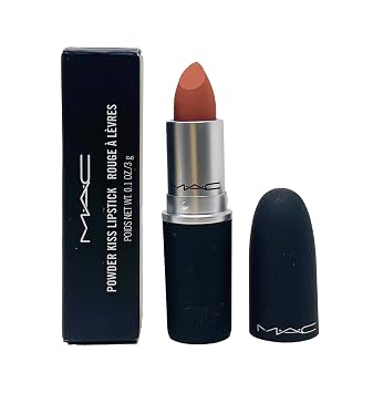 MAC Cosmetics Powder Kiss - Lápiz labial 314 Mull It Over (Dirty Peach) .10 oz / 3g
