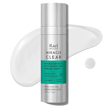 Rael Miracle Clear Microcrystal Serum 5000, cuidado de poros, hidratación (1.08 oz)