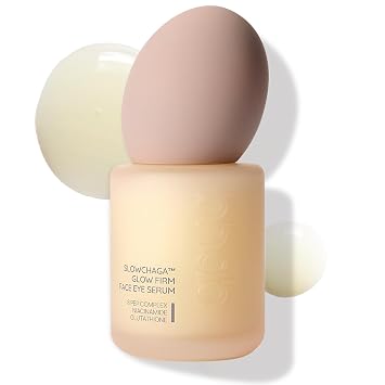 BHAB SLOWCHAGA Glow Firm - Suero facial y ocular con niacinamida, péptidos y glutatión - Lifting, reafirmante, brillo de la piel de vidrio, hidratación profunda y soporte de barrera, cuidado de la piel coreano, 1.69 fl oz (1.7 fl oz)