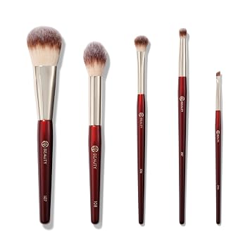 BK BEAUTY Colección de pinceles de precisión, 5 pinceles de maquillaje para