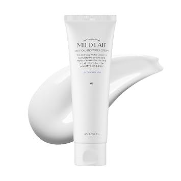 Crema hidratante calmante diaria | Hidratante facial ligero para pieles grasas y sensibles con escualano 7%, hidratación profunda y cuidado de barrera, no grasa | Cuidado de la piel coreano