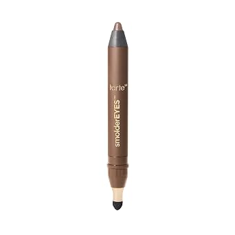 tarte smolderEYES - Maquillaje impermeable multiusos que se dobla como delineador de ojos y sombra de ojos en crema con aplicador difuminador, mezclable Lazy Girl Hack, vegano y libre de crueldad