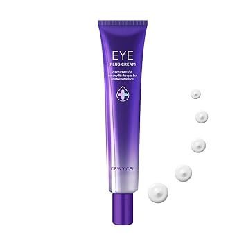 DEWYCEL Crema de ojos con adenosina, madecassosida y complejo de péptidos para arrugas, ojeras y opacidad | Cuidado de la piel coreano premium | 1.0 fl oz / 1.0 fl oz