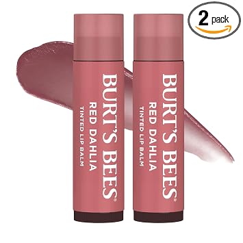 Burt's Bees Bálsamo de labios nutritivo, rojo (Red dahlia)