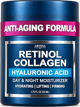 Crema de retinol para la cara - Crema hidratante antienvejecimiento